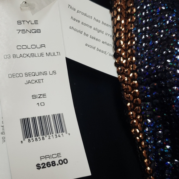 French Connection Deco Sequins Jacket - Picture 6 of 6